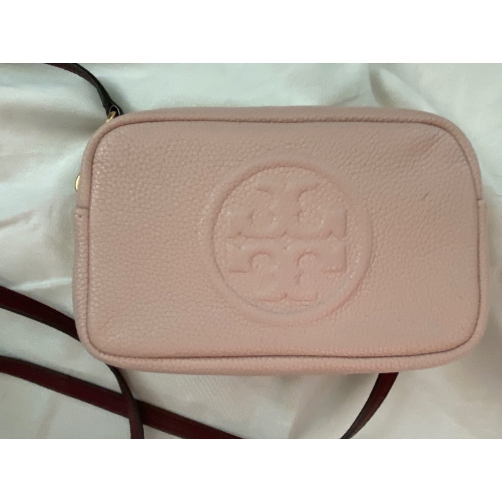 Tory Burch Perry Bombe Leather Crossbody Bag NWT - Picture 3 of 7